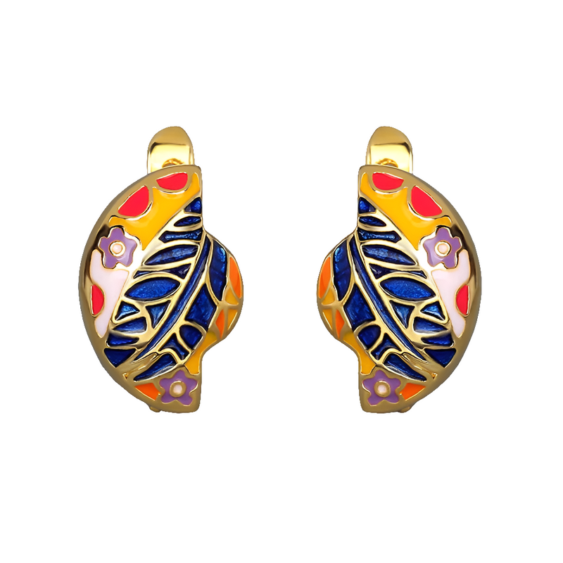 Epoxy Enamel Earrings